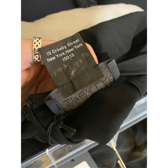 Derek Lam NWT Sarong Skirt in Black Italian 100% Silk, Size 8, MSRP $890 - Picture 9 of 10